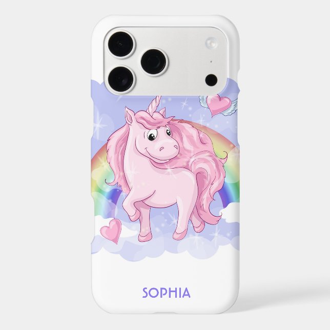 Rainbow Unicorn Personalised Name (Back)