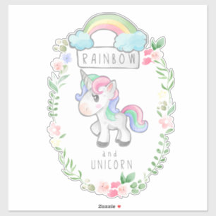 Rainbow Unicorn sticker