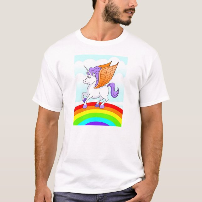 Rainbow Unicorn T-Shirt (Front)
