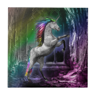 Rainbow Unicorn Tile