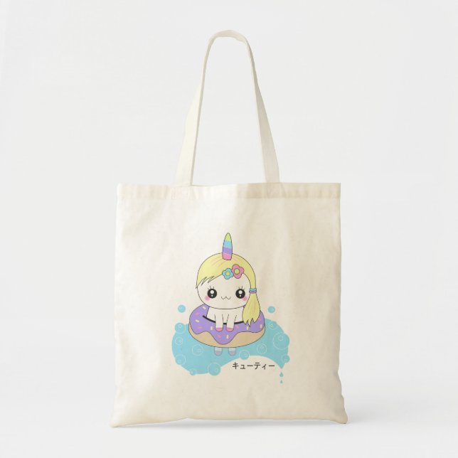 Rainbow Unicorn Tote Bag (Front)