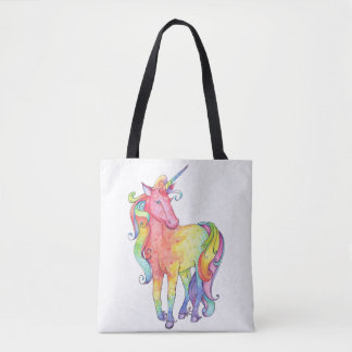 Rainbow Unicorn Tote Bag