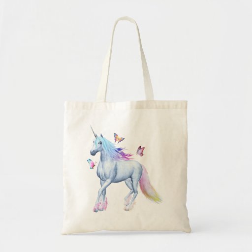 Image of Rainbow unicorn Tote Bag