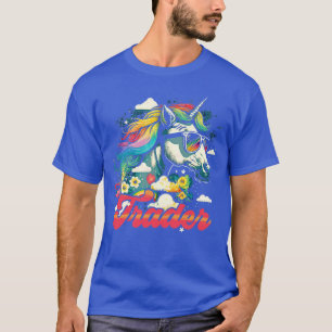 Rainbow Unicorn Trader T-Shirt