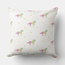 Rainbow Unicorns & Gold Stars Pattern