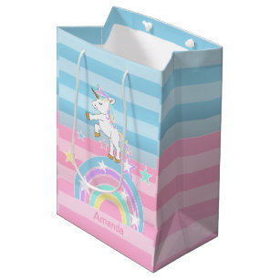 Rainbow Unicorns Medium Gift Bag