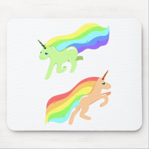 Rainbow Unicorns Mouse Mat