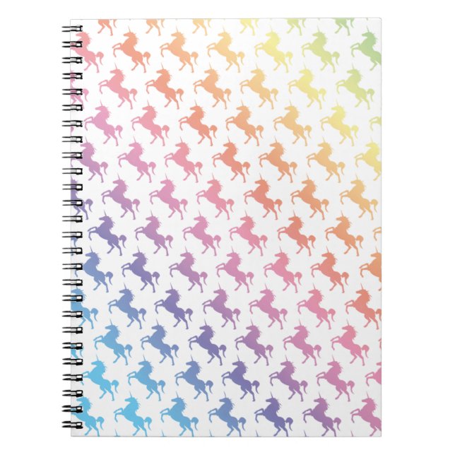 Rainbow Unicorns Notebook (Front)