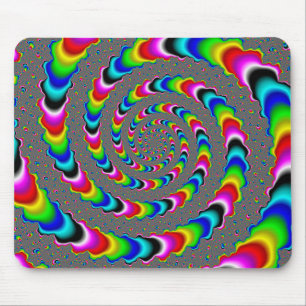 Rainbow Universe - Fractal Art Mouse Mat