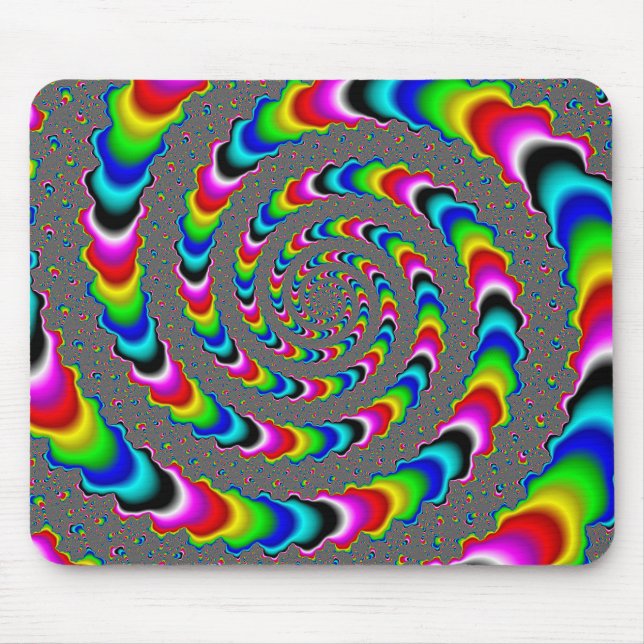 Rainbow Universe - Fractal Art Mouse Mat (Front)