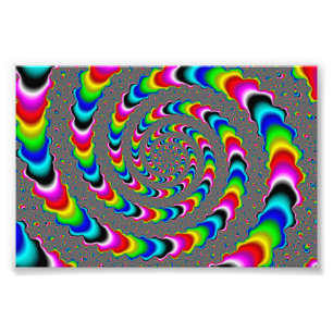 Rainbow Universe - Fractal Art Photo Print