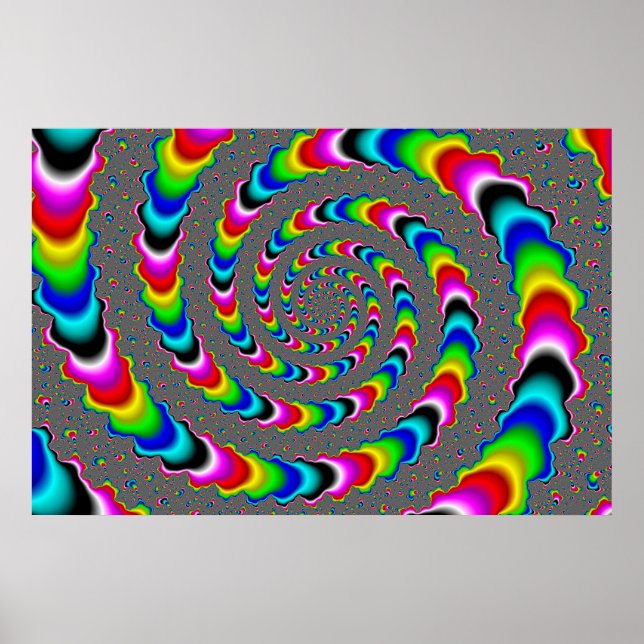 Rainbow Universe - Fractal Art Poster (Front)