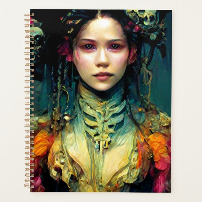 Rainbow Urchin Fantasy Sci-Fi Planner (Front)