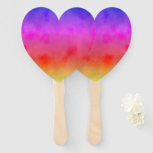 Rainbow Vapour Hand Fan