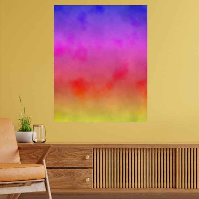 Rainbow Vapour Poster (Living Room 2)