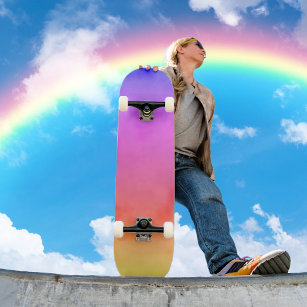 Rainbow Vapour Skateboard
