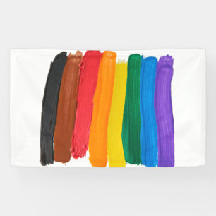 Rainbow vertical banner