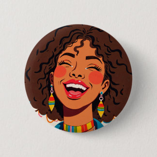 Rainbow Vibes 6 Cm Round Badge