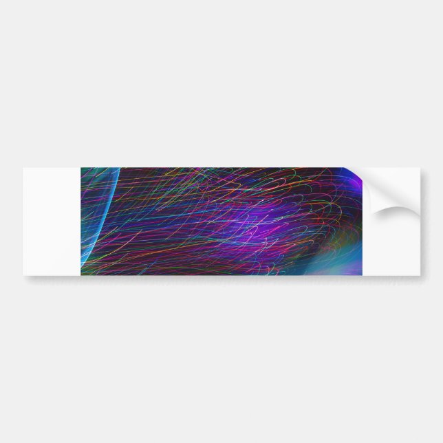 rainbow vibes bumper sticker (Front)