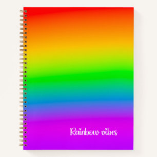 Rainbow Vibes Notebook