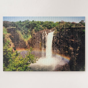 rainbow victoria falls jigsaw puzzle
