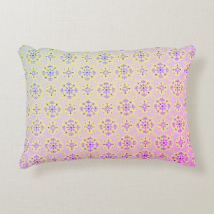 Rainbow Vintage Pastel Accent Pillow