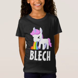 RAINBOW VOMIT UNICORN FUNNY KIDS T-Shirt