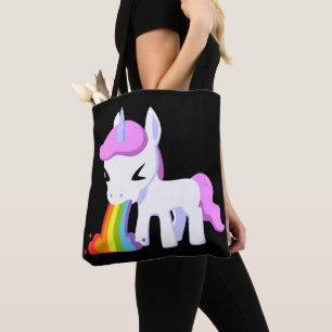 RAINBOW VOMIT UNICORN PURSE CROSSBODY BAG