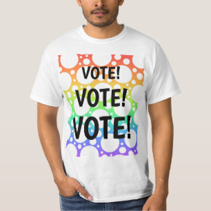 Rainbow VOTE VOTE VOTE Men's T-Shirt