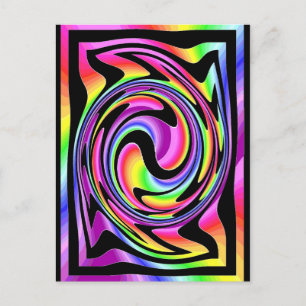 Rainbow Warp Postcard