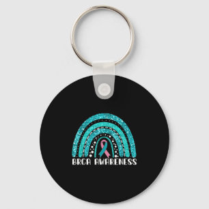 Rainbow Warrior Brca Awareness Key Ring
