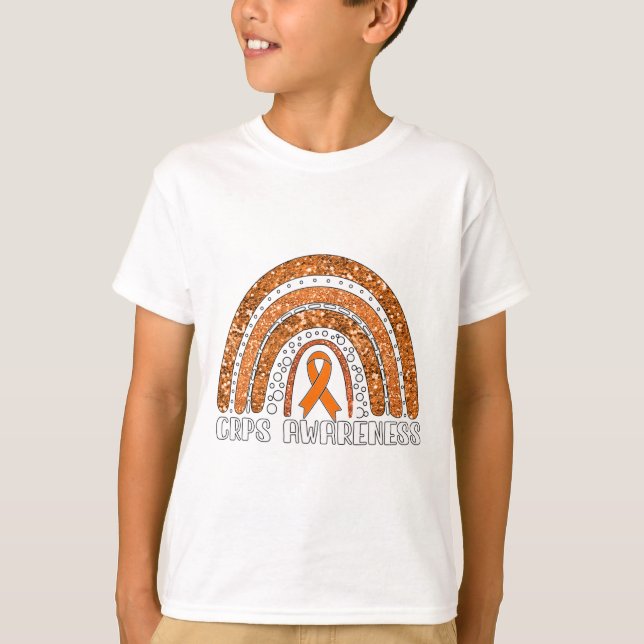 Rainbow Warrior Crps Awareness  T-Shirt (Front)