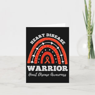 Rainbow Warrior Heart Disease Awareness  Card