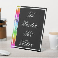 Rainbow Watercolor Be Smitten Not Bitten Bug Spray