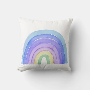 Rainbow Watercolor Boys Cushion