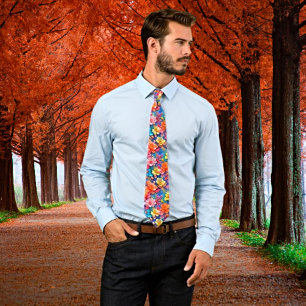 Rainbow Watercolor Neck Tie -Embrace Your Spectrum