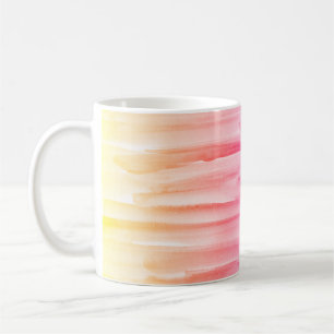 Rainbow Watercolor Texture Abstract Painting Coffee Mug