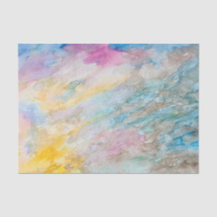 Rainbow Watercolor  Tissue Paper