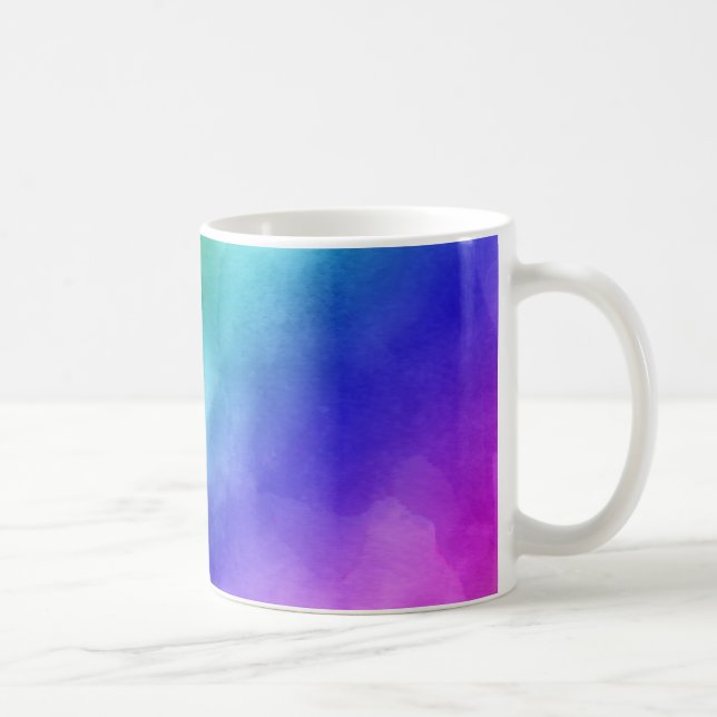 Rainbow Watercolors Coffee Mug (Right)