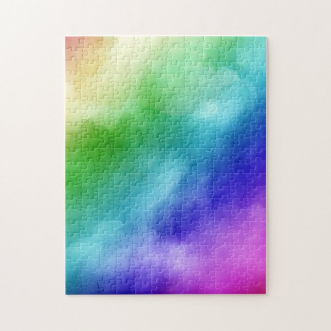 Rainbow Watercolors Jigsaw Puzzle (Vertical)