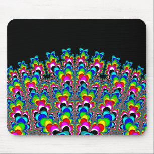 Rainbow Waterfall - Fractal Art Mouse Mat