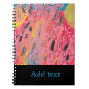 Rainbow Waterfall Painting Notebook