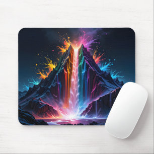 Rainbow Waterfall Peak Mouse Mat