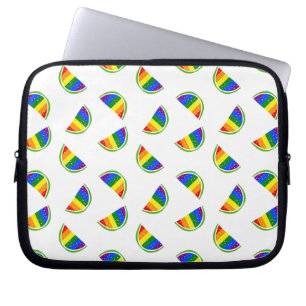 Rainbow Watermelon Pattern Laptop Sleeve
