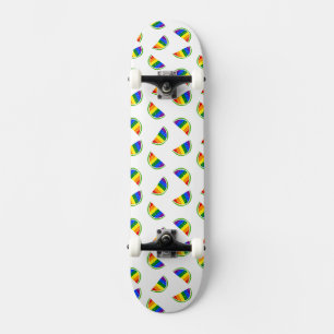 Rainbow Watermelon Pattern Skateboard