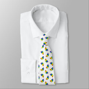 Rainbow Watermelon Pattern Tie