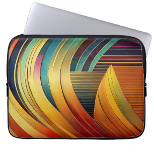 Rainbow Wave Laptop Sleeve
