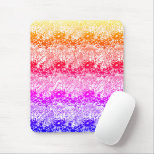 Rainbow wave  mouse mat
