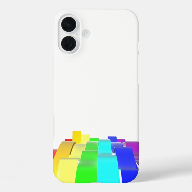 Rainbow waves Case-Mate iPhone case (Back)