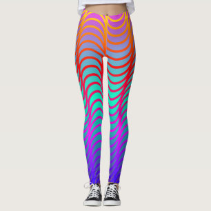 Rainbow Waves Leggings